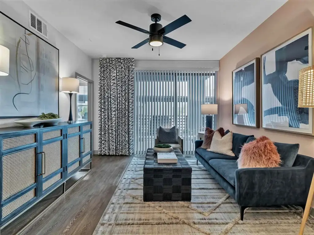 elysian at post living room