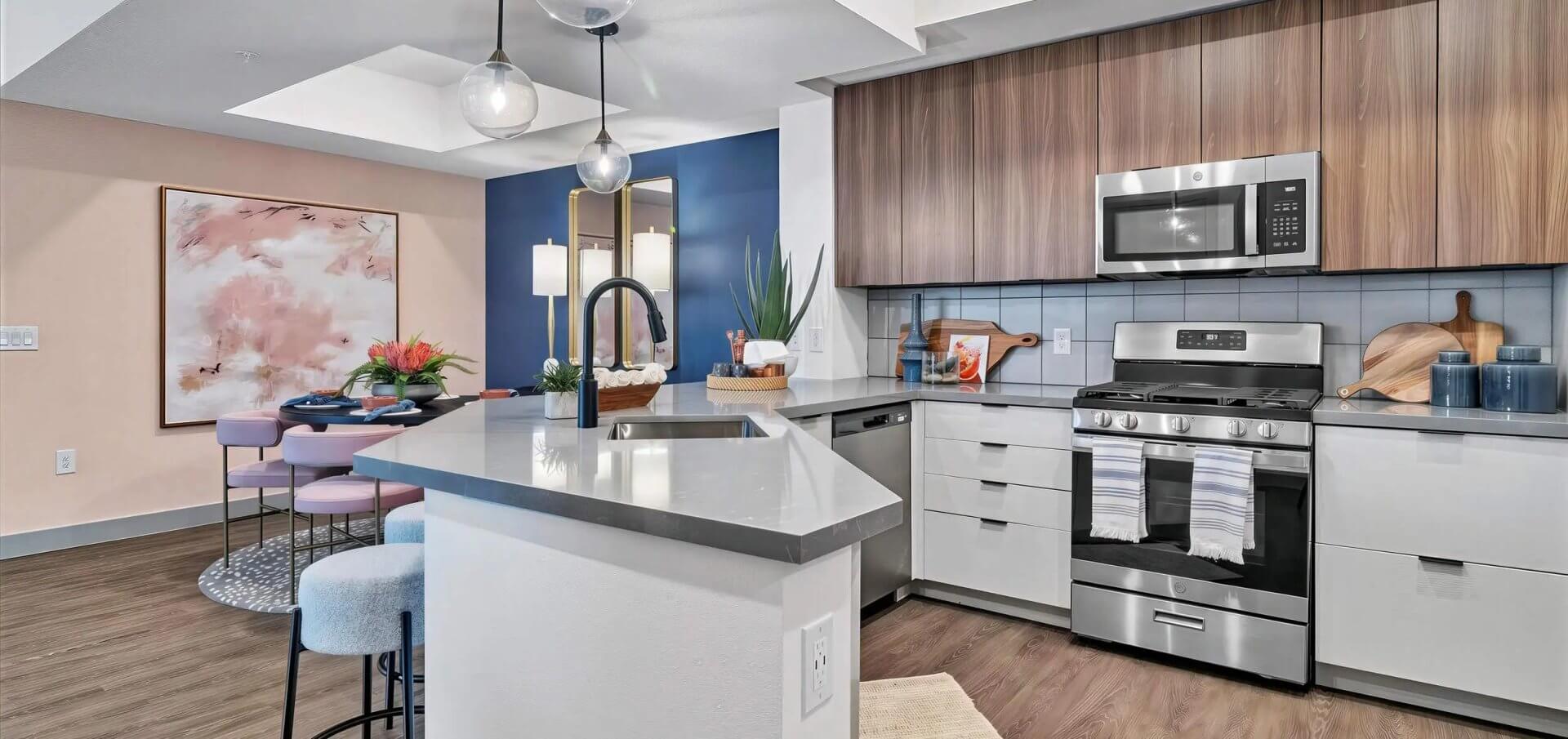 apartment in las vegas elysian at post kitchen 1